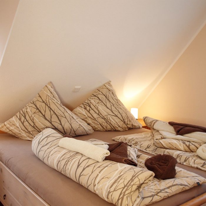 Schlafzimmer im Ferienhaus Fähnrich in Harlesiel